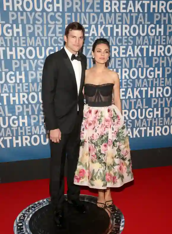 Ashton Kutcher und Mila Kunis beim Breakthrough Prize am 3. Dezember 2018