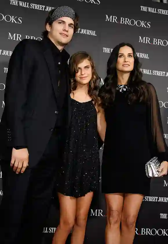 Ashton Kutcher, Tallulah Willis und Demi Moore