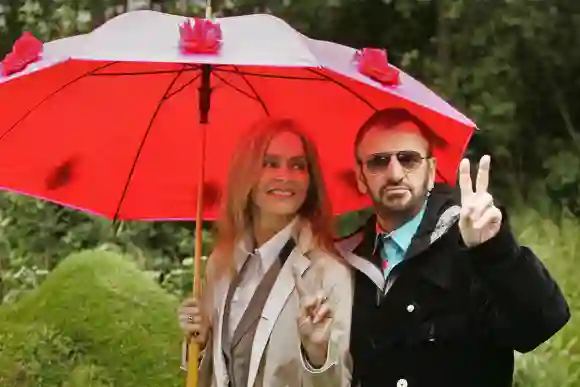 Barbara Bach und Ringo Starr bei der Chelsea Flower Show