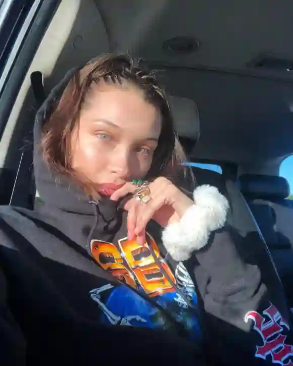 Bella Hadid ohne Make-up