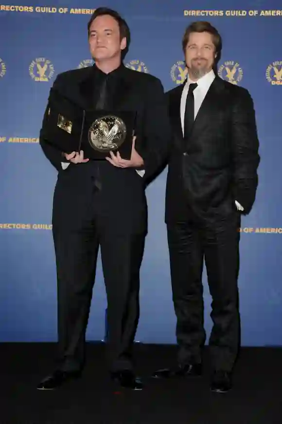 Brad Pitt und Quentin Tarantino im Jahr 2010