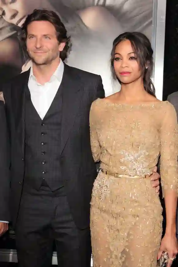 Bradley Cooper und Zoe Saldana im Jahr 2012