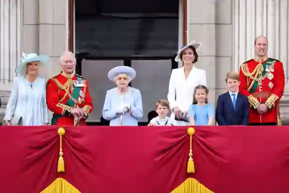 Die britischen Royals beim 70. Thronjubiläum der Queen