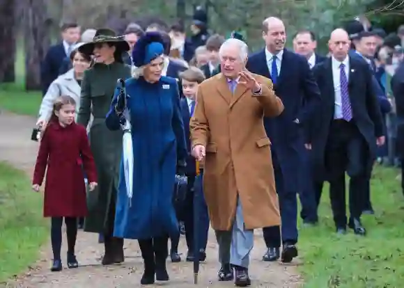 Royals König Charles Prinz William Herzogin Kate Prinz George Prinzessin Charlotte Herzogin Camilla