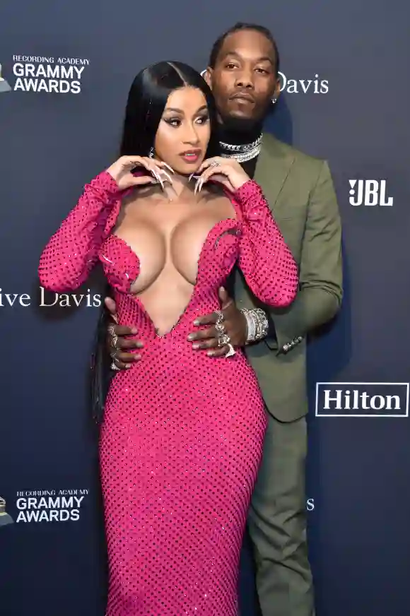 Cardi B und Offset besuchen die Pre-GRAMMY Gala und den GRAMMY Salute to Industry Icons Honoring Sean "Diddy" Combs am 25. Januar 2020.