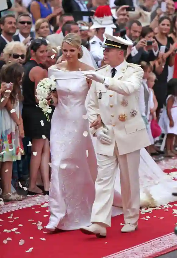 Fürst Albert und Fürstin Charlène heirateten im Jahr 2011