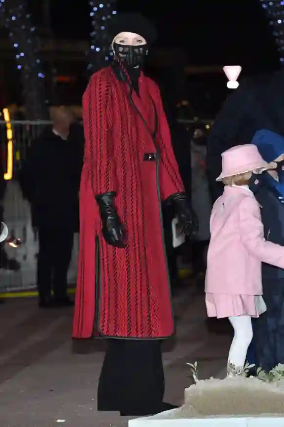 Fürstin Charlène von Monaco bei einer Zeremonie im Januar 2021