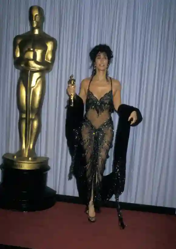 Cher bei der Oscarverleihung 1988