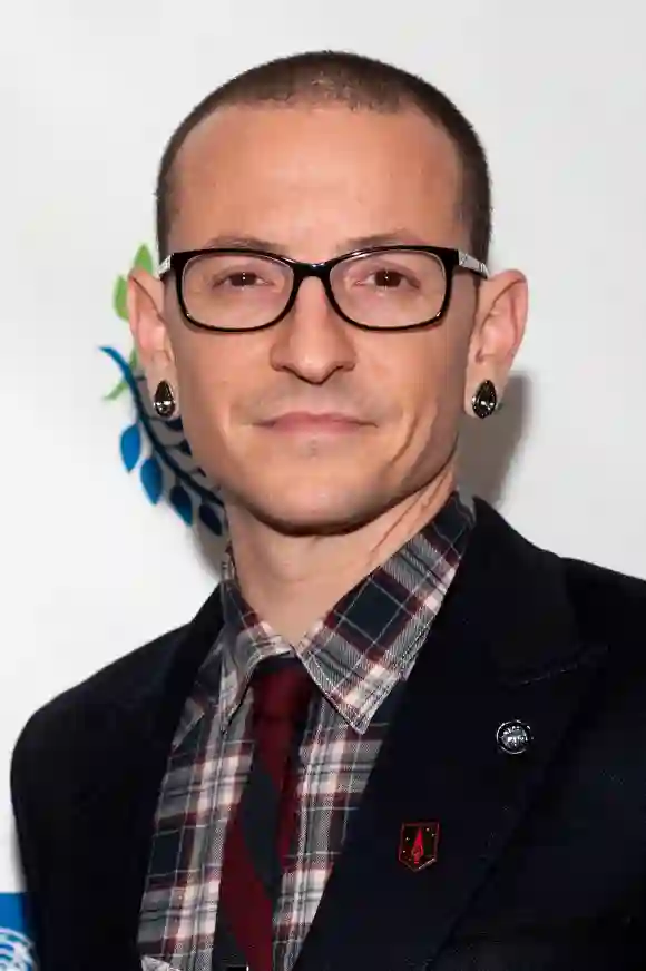 Chester Bennington bei der Äquatorpreis-Gala der Vereinten Nationen 2014