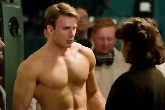 Chris Evans als „Captain America”
