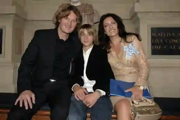 Christine Neubauer mit Ex-Ehemann Lambert Dinzinger und Sohn Lambert Jr. im Jahr 2007