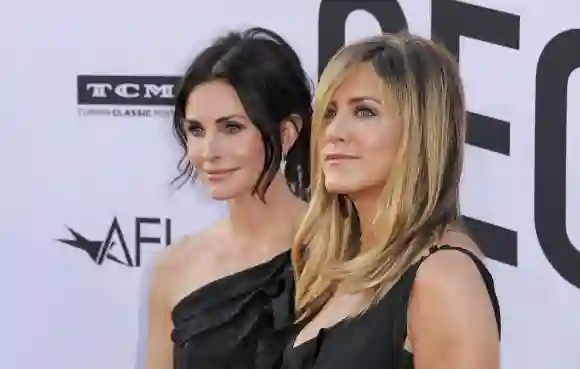 Freundinnen Courteney Cox und Jennifer Aniston