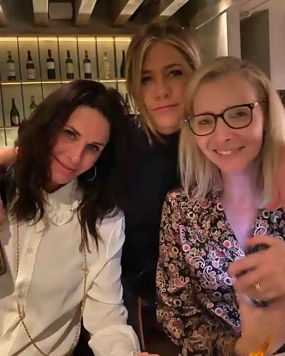 Courteney Cox, Jennifer Aniston und Lisa Kudrow Reunion Friends