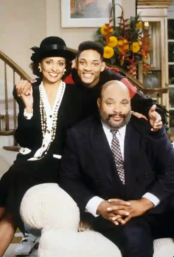 Daphne Maxwell Reid, Will Smith und James Avery in „Der Prinz von Bel-Air“