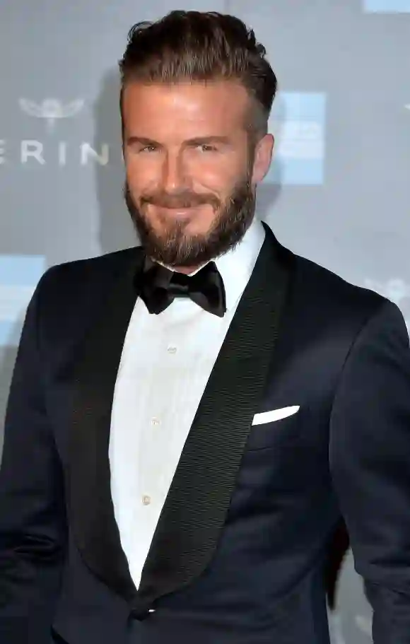 David Beckham 2015 mit Vollbart