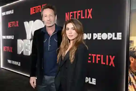 David Duchovny und Monique Pendleberry