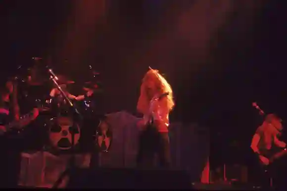 Nick Menza von Megadeath live bei einem Konzert der "Oxidation Of The Nations"-Tour