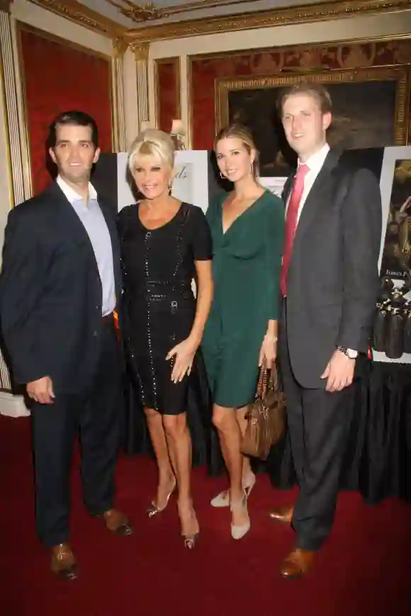Ivana Trump hat drei Kinder mit Donald Trump: Donald Jr., Ivanka und Eric