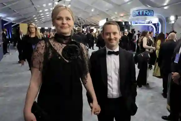 Mette-Marie Kongsved und Elijah Wood
