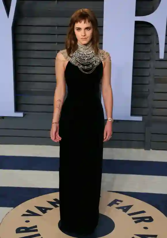 Emma Watson Tattoo-Fehler, Emma Watson, Emma Watson Time's Up Tattoo, Emma Watson Tattoo, Emma Watson Rechtschreibfehler beim Tattoo, Emma Watson neues Tattoo, Emma Watson Time's Up