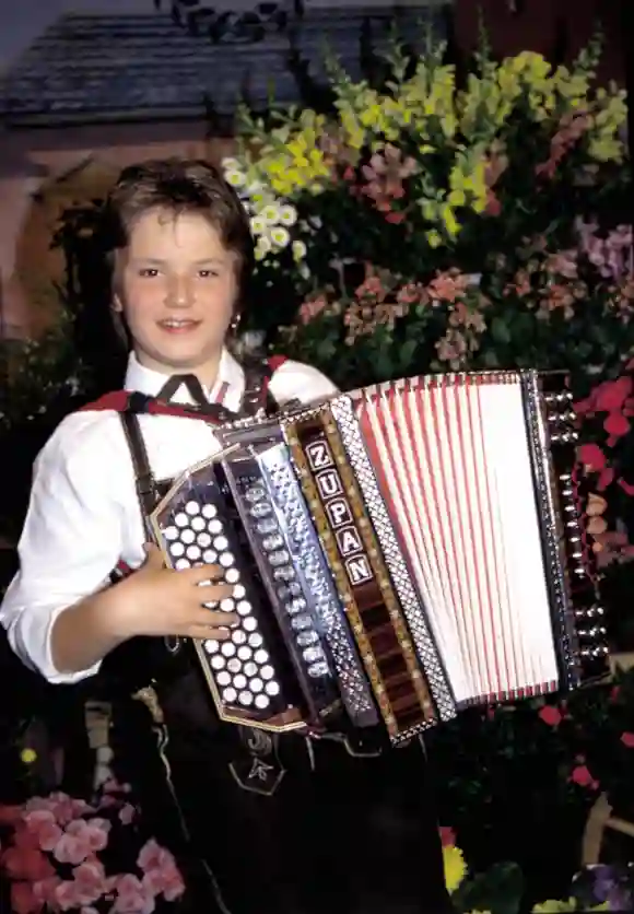 Florian Silbereisen als Kind im Jahr 1992