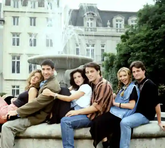 „Friends“-Cast Jennifer Aniston, David Schwimmer, Courteney Cox, Matt LeBlanc, Lisa Kudrow und Matthew Perry