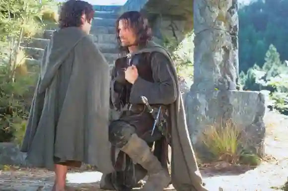 „Frodo“ und „Aragorn“ bei „Herr der Ringe“ 2001