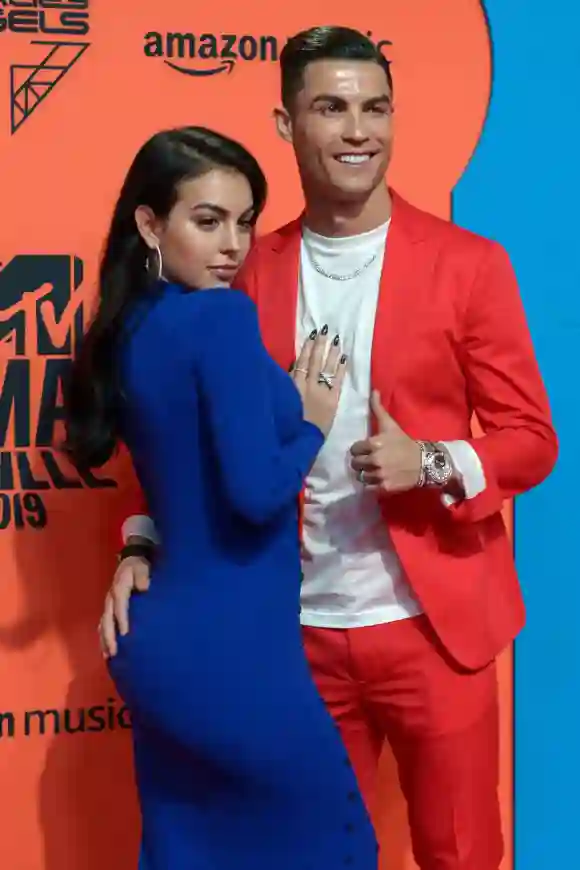 Georgina Rodriguez und Cristiano Ronaldo bei den MTV Europe Music Awards am 3. November 2019