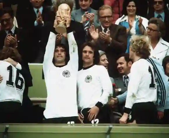 Gerd Müller wird 1974 mit Deutschland Weltmeister