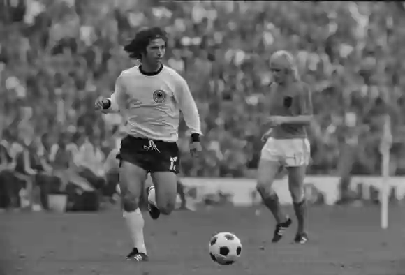 Gerd Müller beim WM-Finale 1974 in München