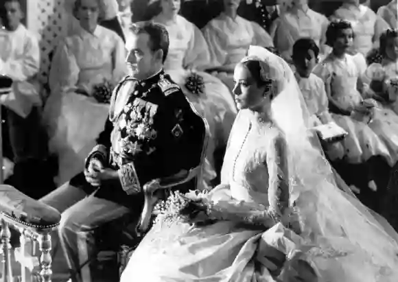 Grace Kelly und Fürst Rainier von Monaco heirateten am 18. April 1956