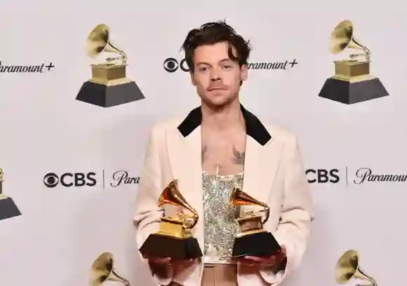 Der britische Sänger Harry Styles bei den Grammy Awards