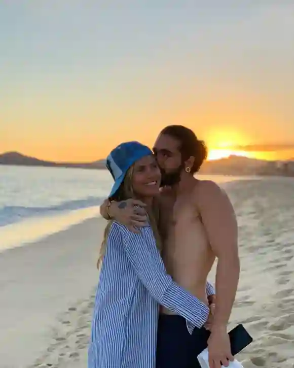 Heidi Klum Tom Kaulitz Strand verliebt