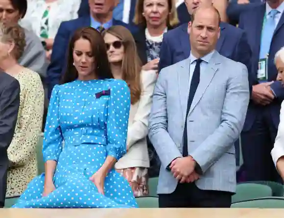 Herzogin Kate und Prinz William bei einem Wimbledon-Match am 5. Juli 2022