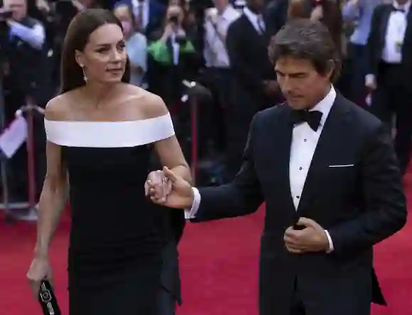 Herzogin Kate und Tom Cruise bei der „Top Gun: Maverick“-Premiere am 19. Mai 2022