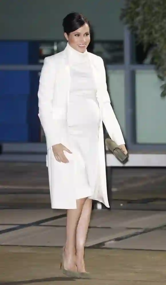 Herzogin Meghan hochschwanger bei einer Gala im Februar 2019
