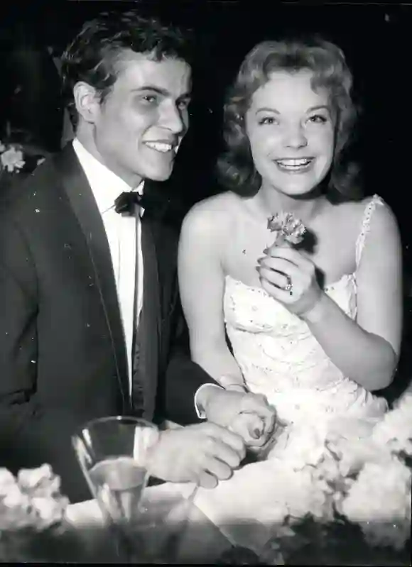 Horst Buchholz und Romy Schneider