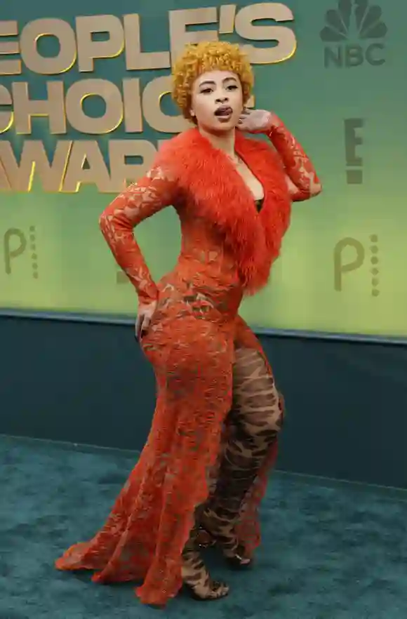 Rapperin Ice Spice begeisterte bei den People's Choice Awards in einem sexy Kleid