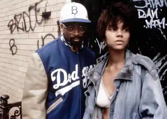 Spike Lee und Halle Berry für Lees Film „Jungle Fever“ von 1991