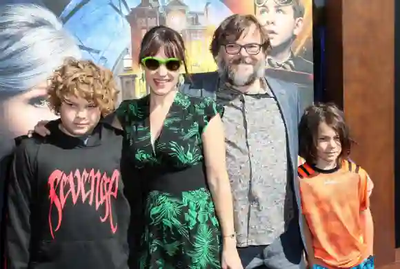 Jack Black mit seiner Familie