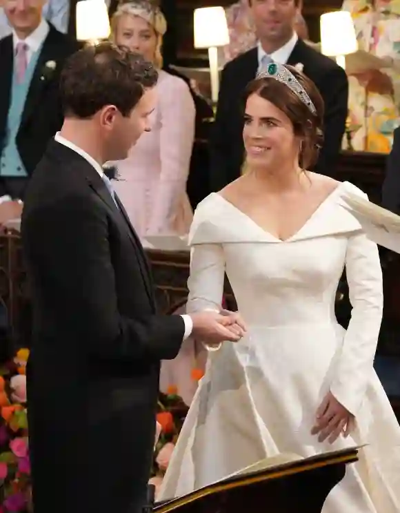 Jack Brooksbank und Prinzessin Eugenie bei ihrer Hochzeit
