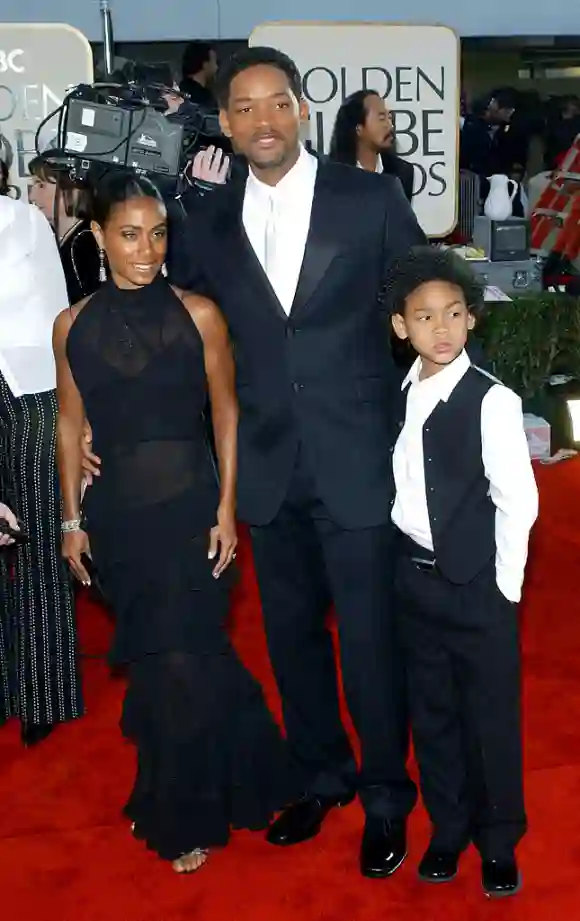 Jada Pinkett Smith, Will Smith und Trey Smith im Jahr 2002