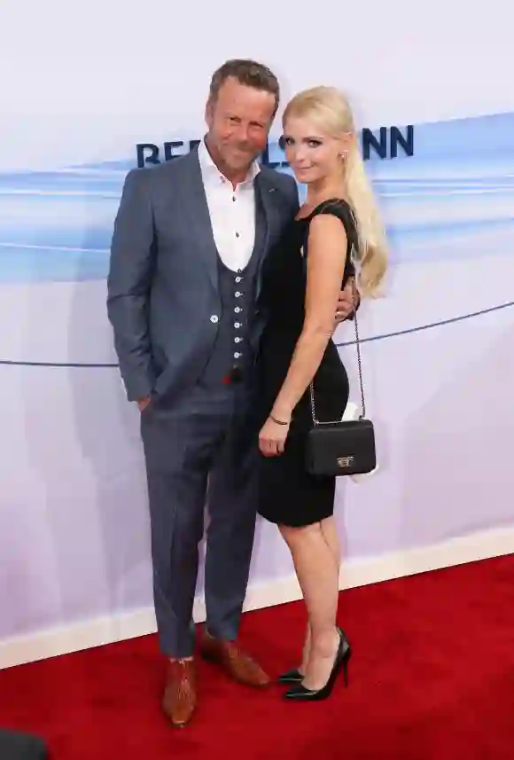 Jenke von Wilmsdorff und Mia Bergmann bei der Bertelsmann Party am 22. Juni 2017