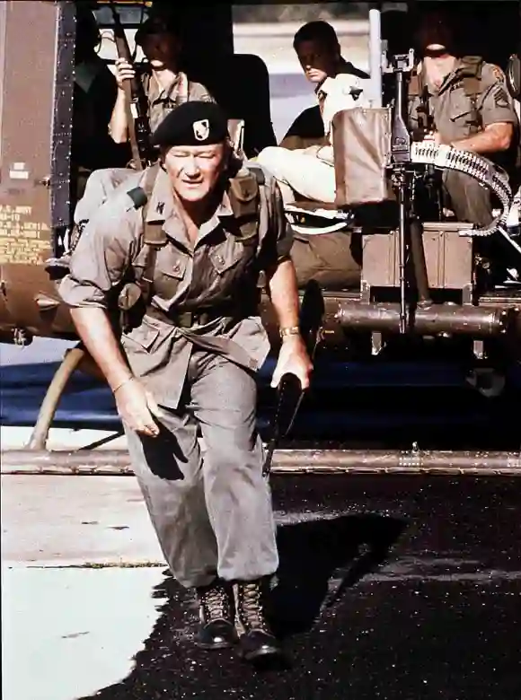 John Wayne in dem Film „The Green Berets“