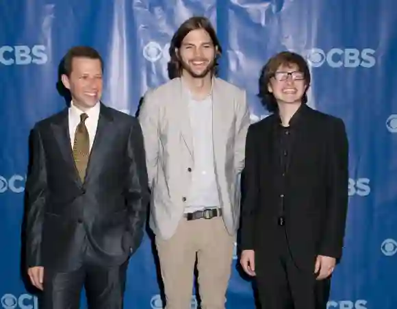 Jon Cryer, Ashton Kutcher und Angus T. Jones Two and a half men