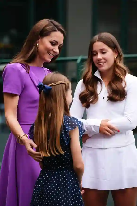 Prinzessin Kate und Prinzessin Charlotte in Wimbledon