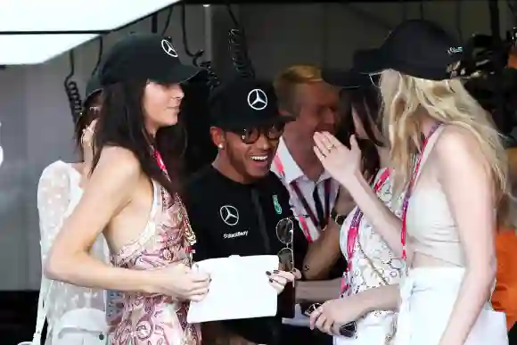 Kendall Jenner und Lewis Hamilton