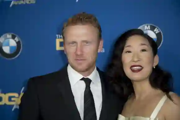Kevin McKidd und Sandra Oh auf dem roten Teppich der 66. Annual Directors Guild Awards am 26. Januar 2014