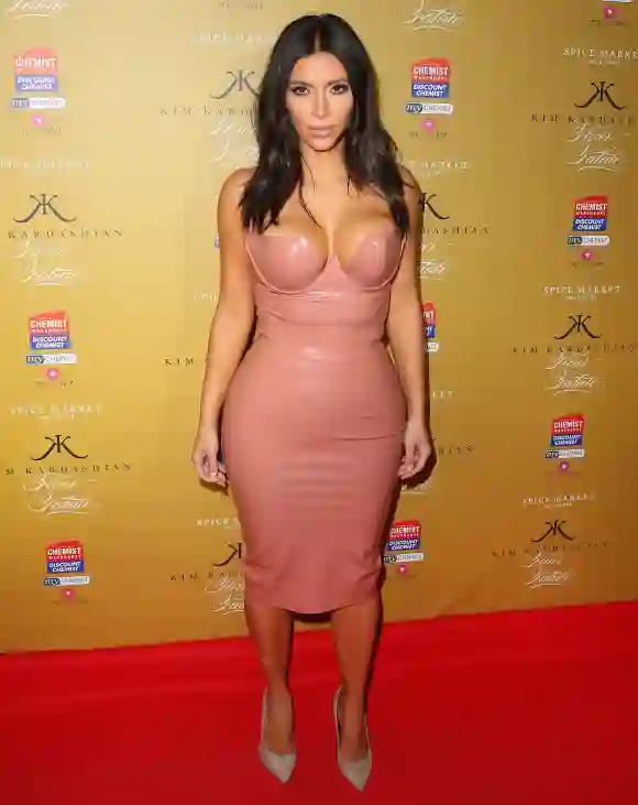 Kim Kardashian bei der Vorstellung ihres neuen Parfüms 2018