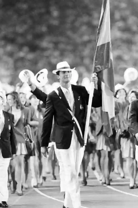 König Felipe von Spanien bei der Olympiade 1992